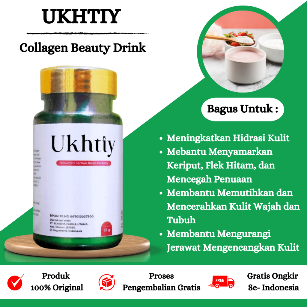 Ukhtiy Collagen Original - Ukhty Collagen - Ukhtiy Collagen Drink - Collagen Ukhtiy - Collagen Pemut