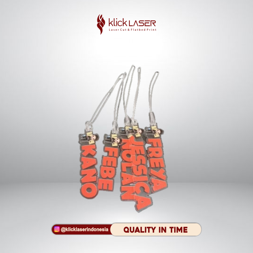 LUGGAGE TAG AKRILIK PRINTING / GANTUNGAN KOPER CUSTOM / BAG TAG PRINTING