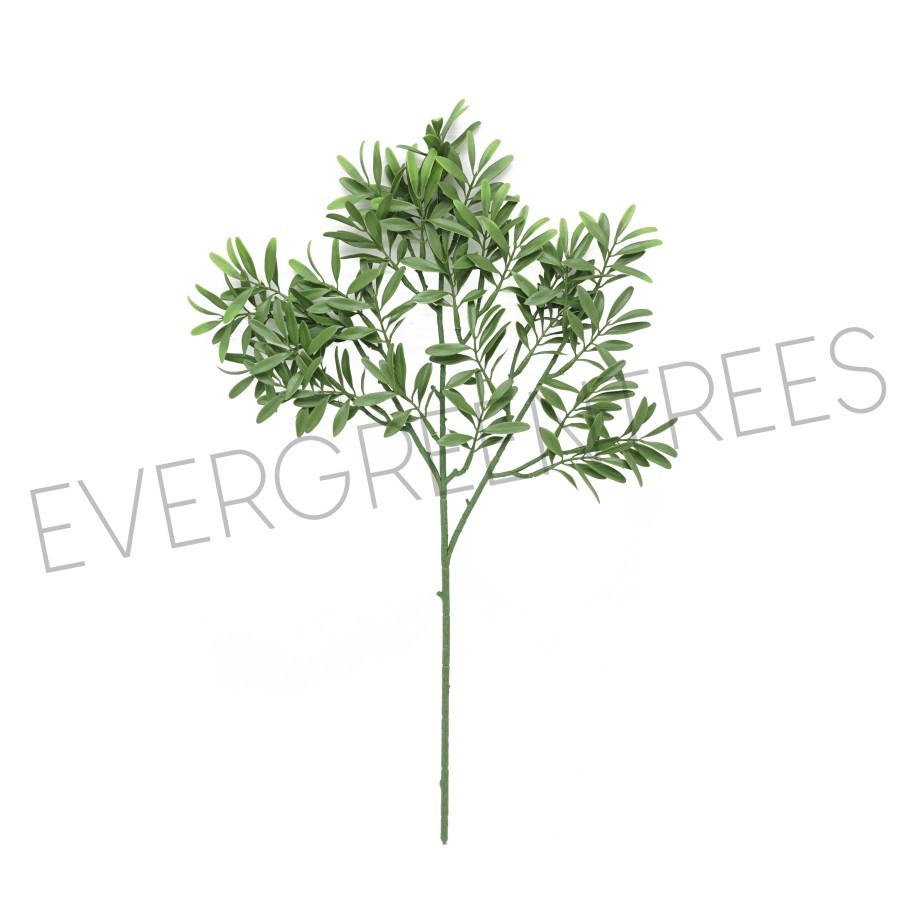 50cm Plastic Black Daun Hias / Daun Palsu / Daun Dekorasi / Daun Import / Hiasan Rumah