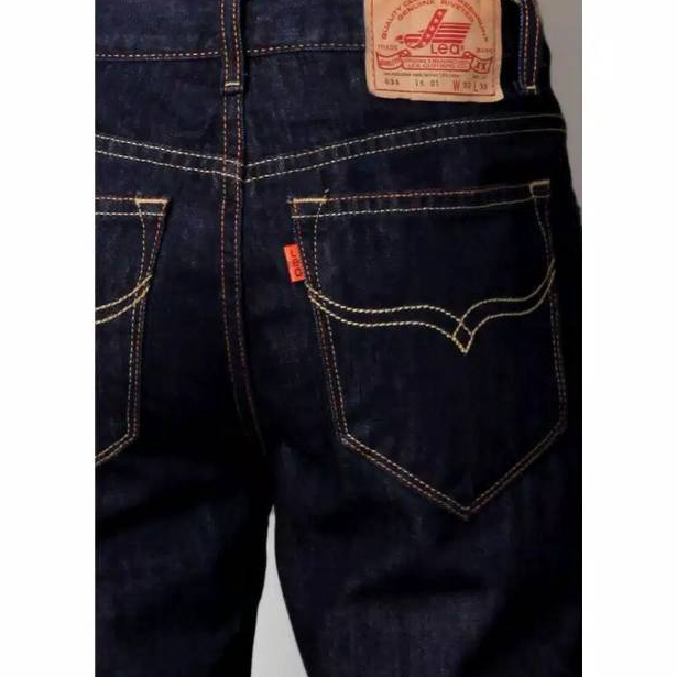 Get It NowGg5G0 Celana Jeans Lea standart reguler fit Hitam garment, Biru muda, Biru classic 28 s/d 