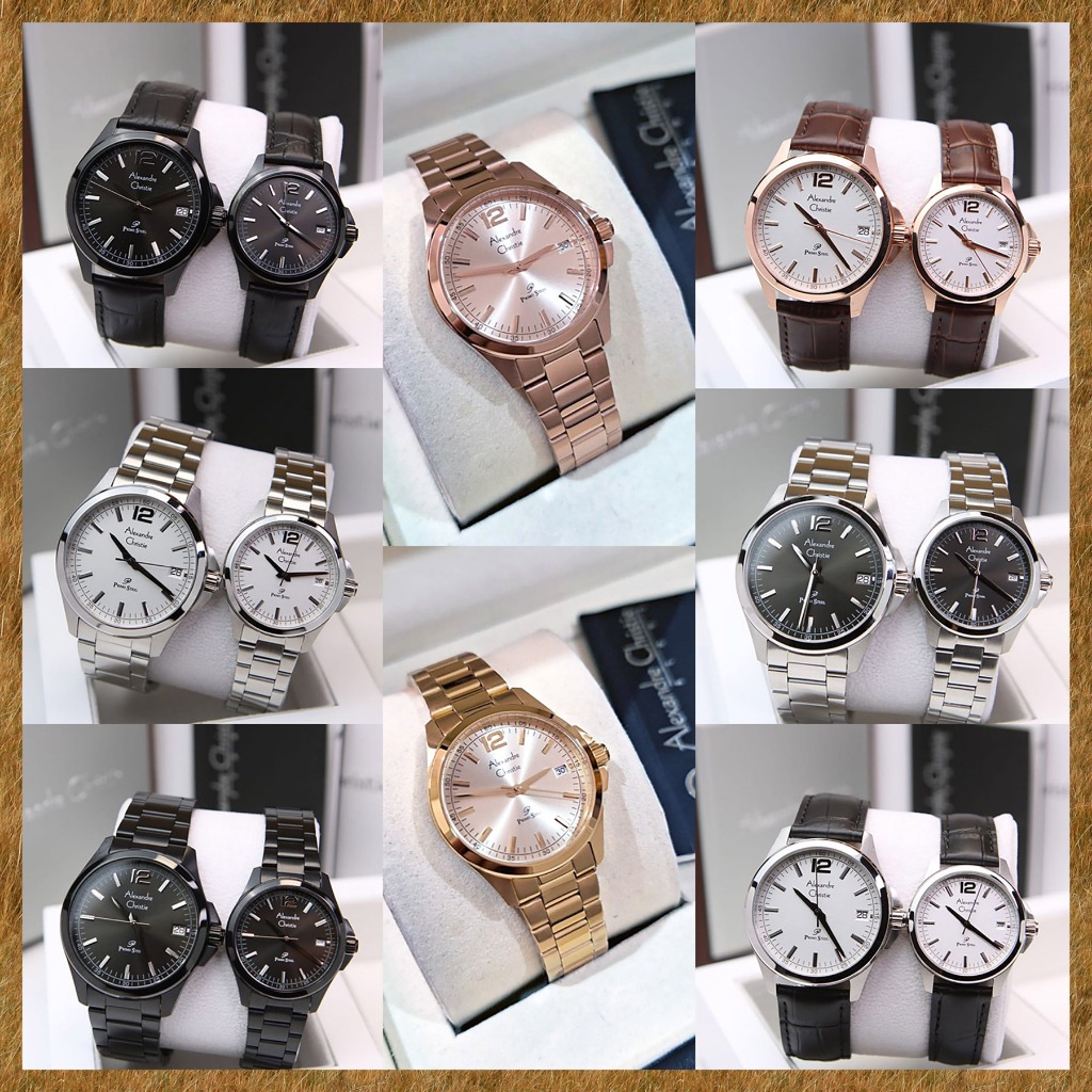ALEXANDRE CHRISTIE COUPLE AC 1031 / AC1031 JAM TANGAN COUPLE ORIGINAL