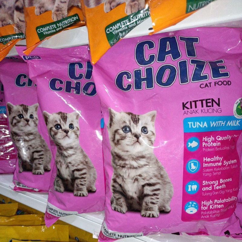 (paket 5kg) Cat Choize kitten tuna kemasan 1kg Freshpack/ CC kitten tuna/ Cat choize