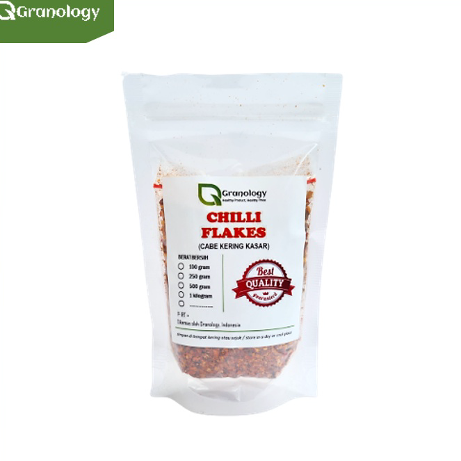 

Terbaru Cabe Giling Kasar / Chili Flakes (100 gram) by Granology