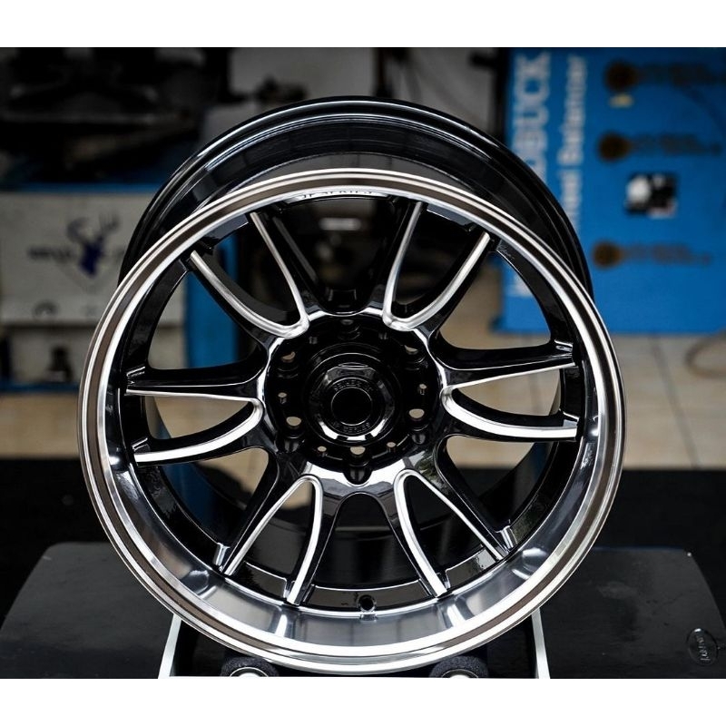 velg mobil ring 18 lebar 9,5 GAZE JF LUXURY velg racing mobil r18 Pajero Fortuner Strada Triton Hilu