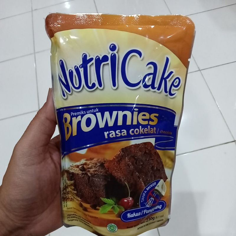 

Mahbubah - NutriCake 230 g Permiks untuk Brownies Rasa Cokelat