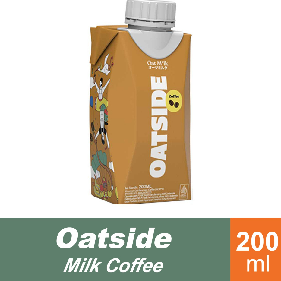 

Pasti Murah Oatside Mini Coffee Oat MIlk 200 ML PROMO HALAL