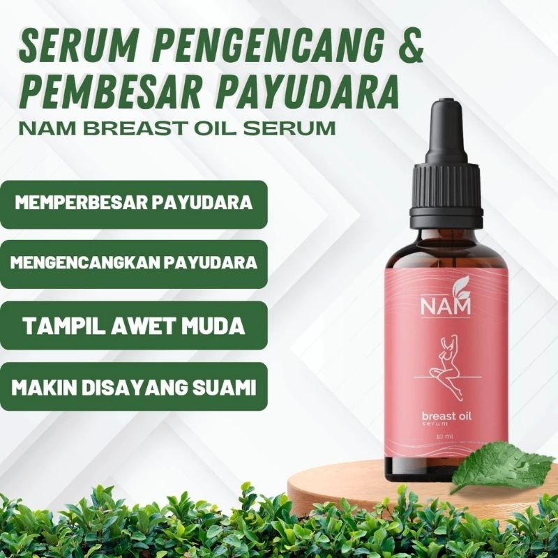 NAM BREAST OIL - SERUM PEMBESAR PAYUDARA WANITA EJAKULASI DINI
