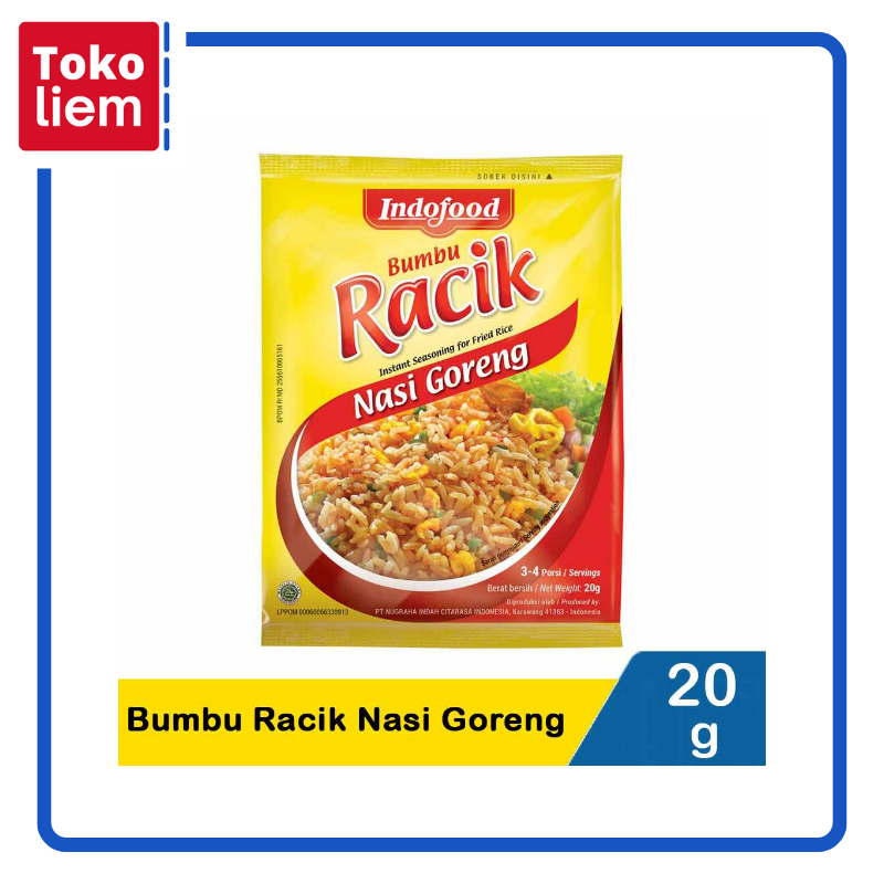 

Indofood Bumbu Racik Nasi Goreng 20G