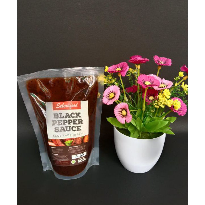 

♪↔✴❆ Black Pepper Sauce - Saus Lada Hitam Selerafood 500 gr/Pack Super Promo