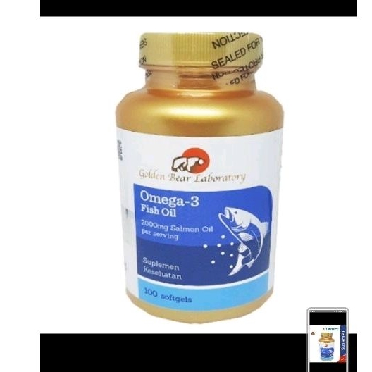 Golden Bear Laboratory Salmon Omega 3 100's