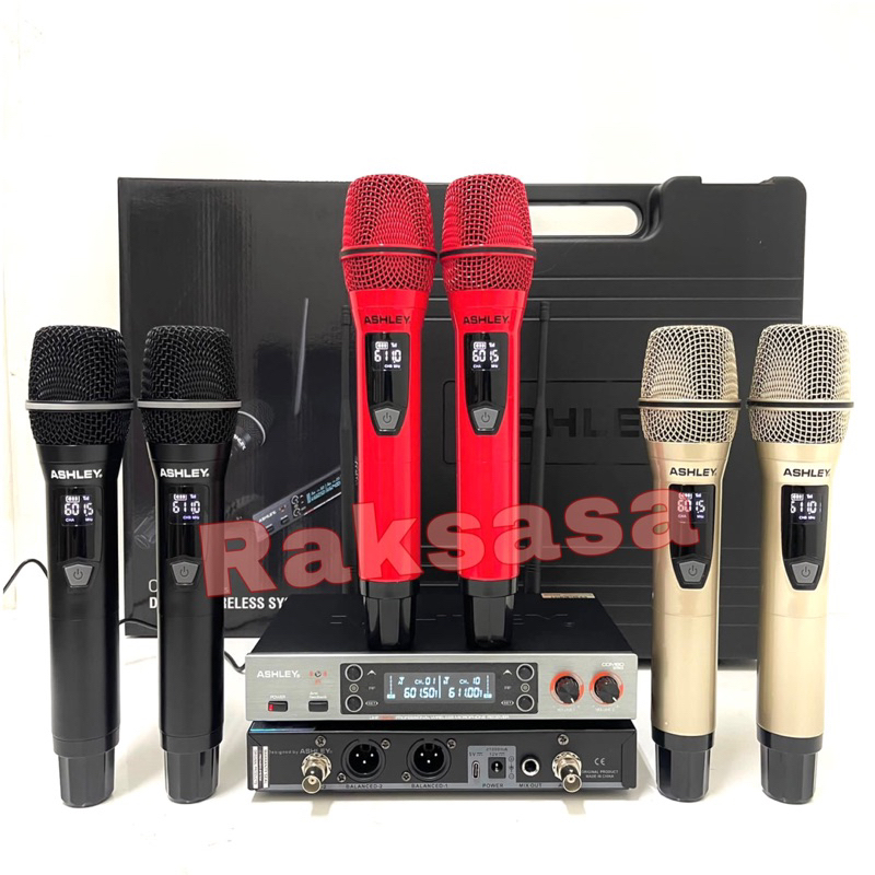 MIC WIRELESS ASHLEY COMBO MIC multi frequency COMBO ASHLEY COMBO Free Koper