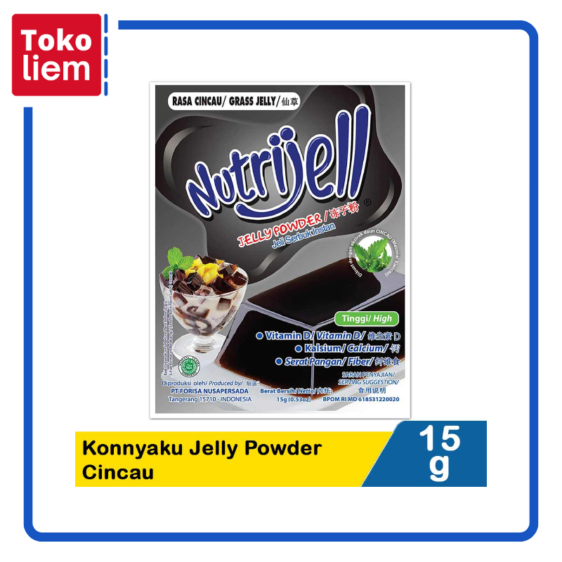 

Nutrijell Konnyaku Jelly Powder Cincau 15G