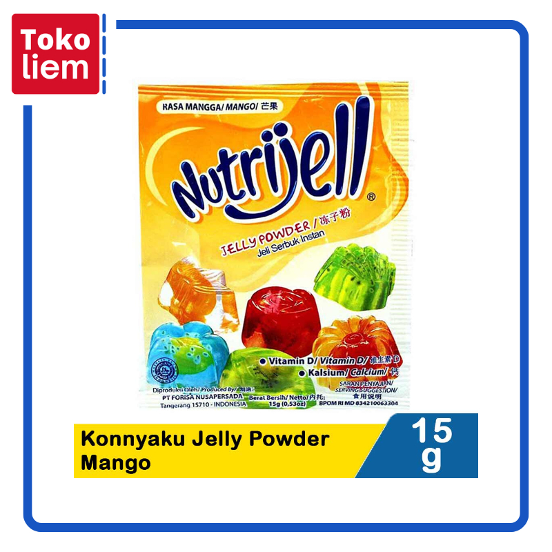 

Nutrijell Konnyaku Jelly Powder Mango15g