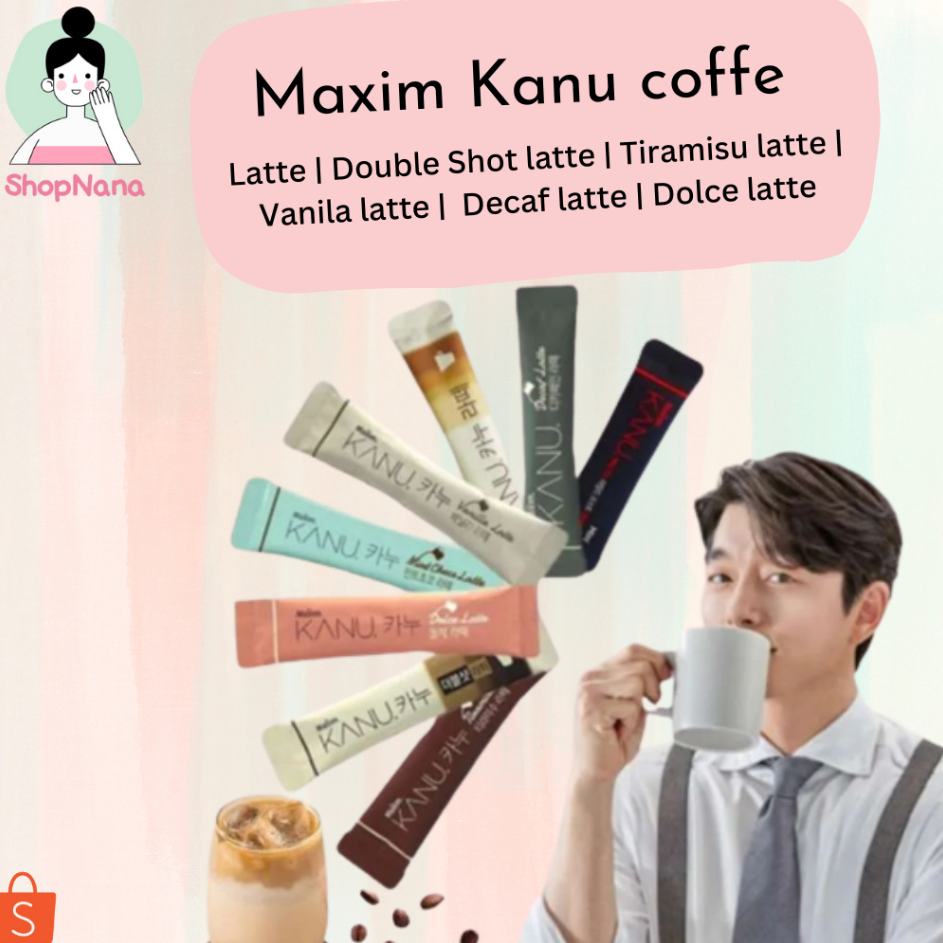 

Kirim Langsung Maxim Kanu Coffee Sachet ( kopi instan korea ) / Decaf / Mint Choco / Dolce / Tiramisu / Vanilla