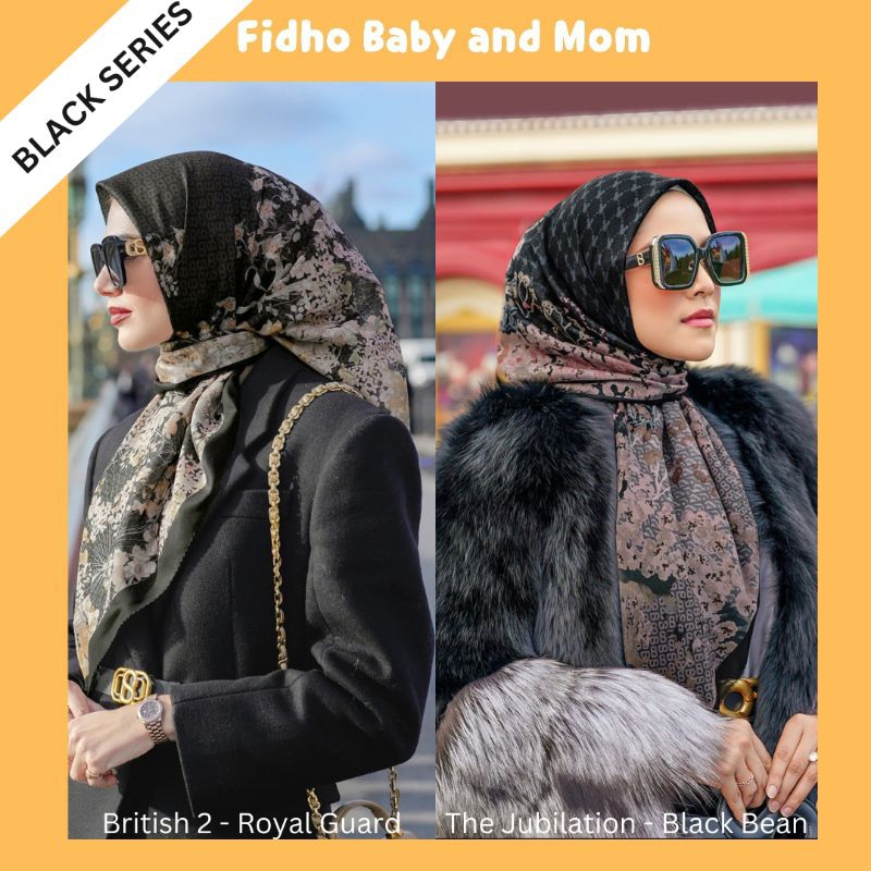 BUTTONSCARVES | JUBILATION BLACK BEAN | EMBOSSED BLACK | BRITISH 2 ROYAL GUARD | BLUME JET SET | AUT