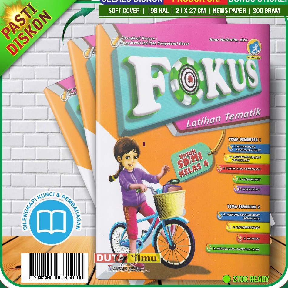 ☄️New event✨ Buku FOKUS Latihan Tematik untuk SD Kelas 6 - Tunas Nusa