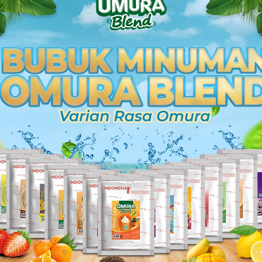 

MVRT4340 5.5 COD [SERIES] OMURA Blend Bubuk Minuman Instant Aneka Rasa Mix Omura Powder 1 KG