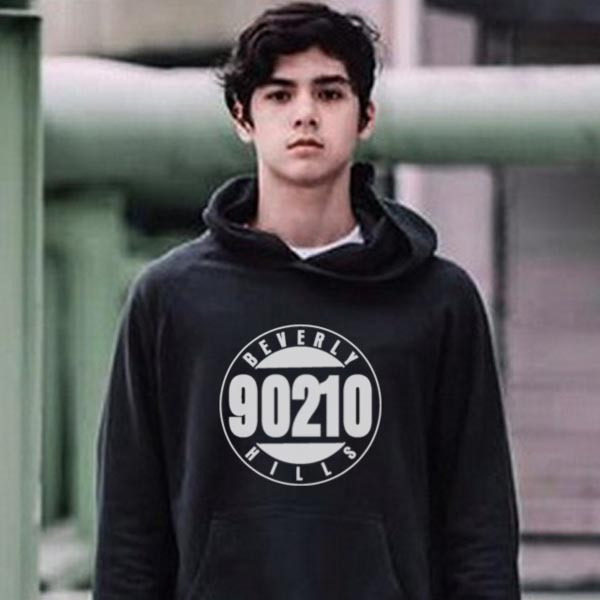 Jaket Hoodie Beverly Hills Hoodie Jumper Bahan Cotton Fleece