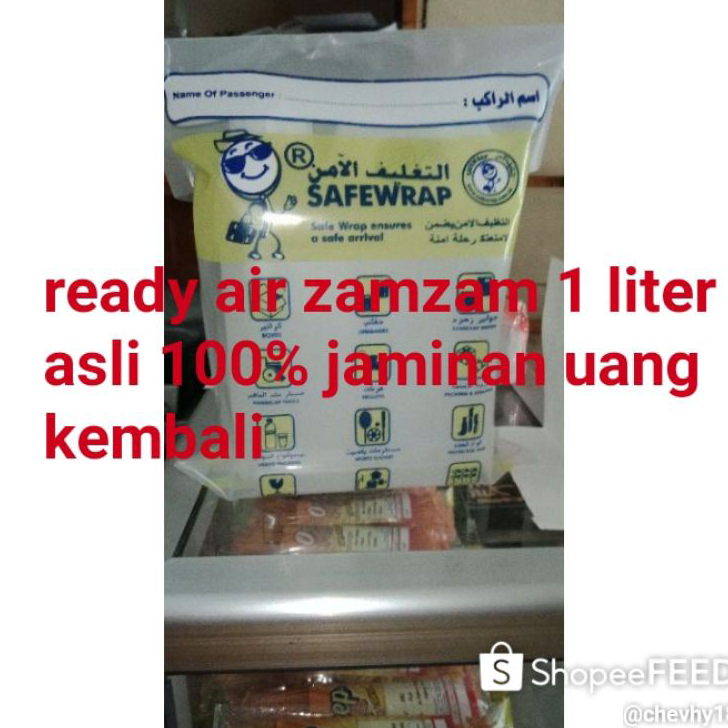 

DMLD3411 Free Ongkir Air zam zam 1 liter 100% asli