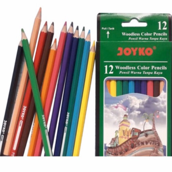 

Dijual Murah Pensil warna joyko 12cm 12warna Grosir