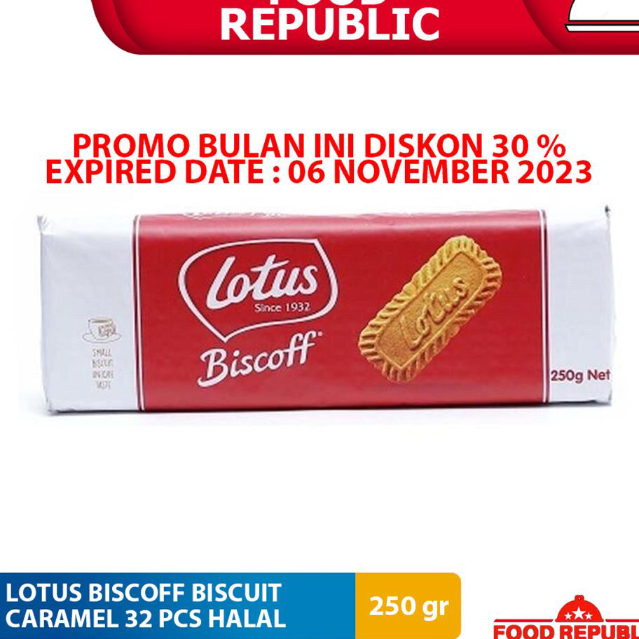 

Produk LOTUS BISCOFF BISCUIT KARAMEL 250 GR 32PC - CARAMELISED BISCUITS HALAL