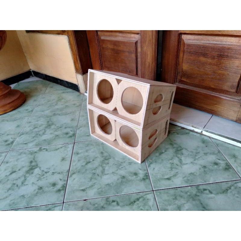 Box Speaker Line Array 4 Inch Double