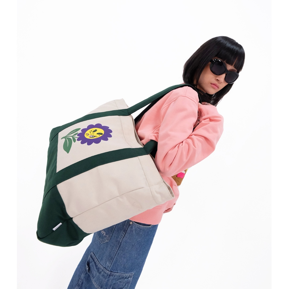 3Second x MUKLAY Tote bag Tas selempang Flower 041023