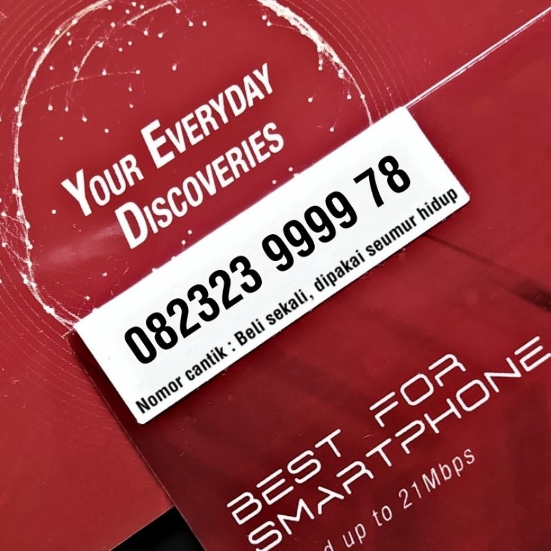 Nomor Cantik Kartu Perdana SimPATI dan As Telkomsel Combo Sakti 082323 9999 78 kuartet 9999