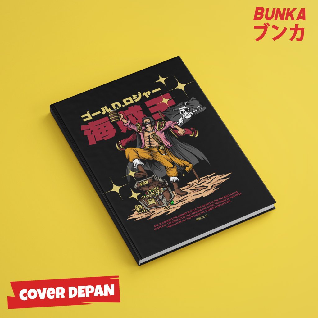 

Note Book Aesthetic Anime One Piece Gol D Roger Design Hardcover A5 Buku Tulis Catatan Notes Agenda Planner Jurnal vintage buku catatan story book kado anniversary valentine cowok cewek murah