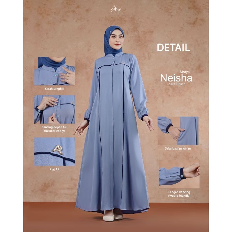 NEISHA ABAYA HIJAB AR RAFI DRESS AR RAFI DRESS HIJAB AR RAFI