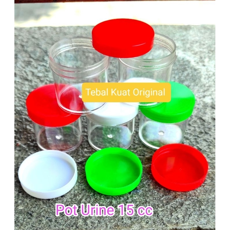[PRODUK ORIGINAL]  15gr 15 gr 15gram 15 gram  15cc 15ml 15 ml/ pot urine / pot salep / pot kosmetik 