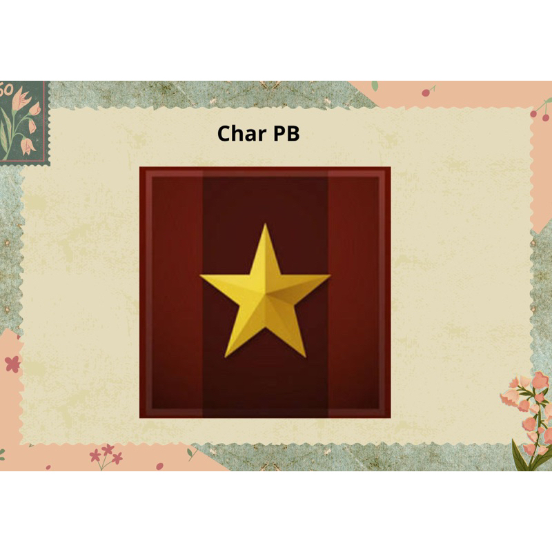 CHAR / AKUN POINTBLANK DATA POLOS FULL TITLE BINTANG 1 ZEPETTO