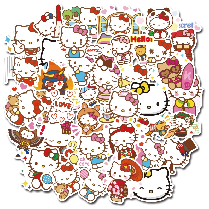 

Stiker kartun Hello kity 1pcs