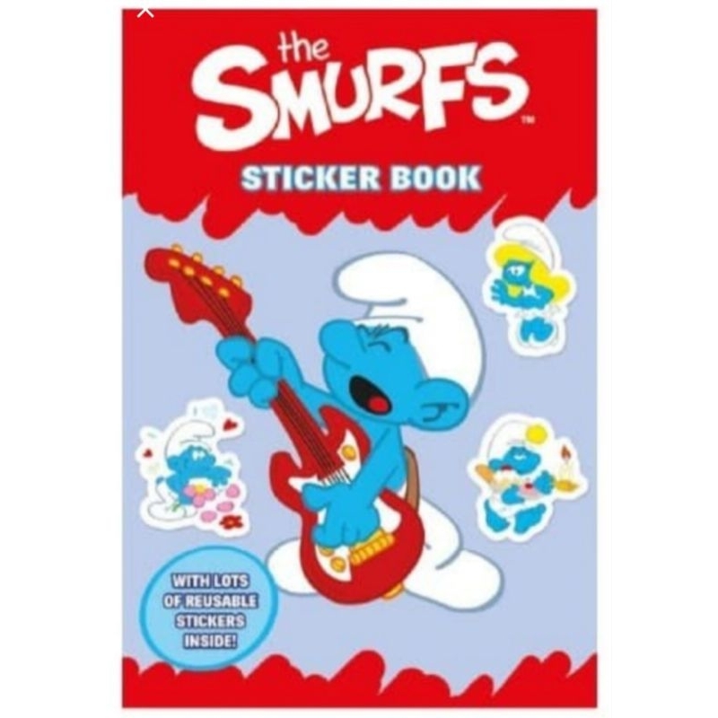 BBW Book Smurfs Sticker Book