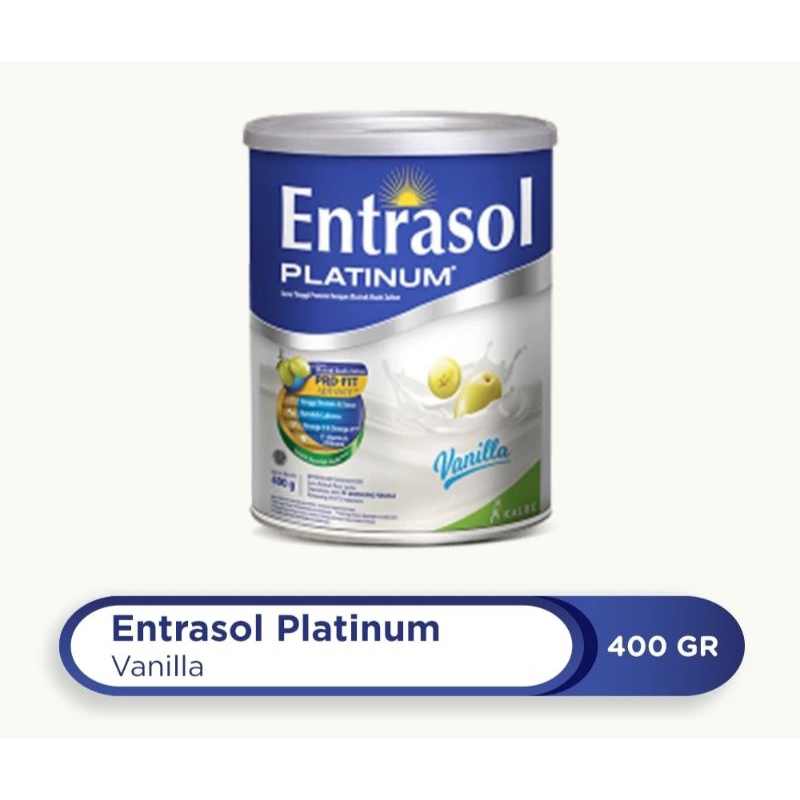 

Susu Entrasol Platinum Vanilla 400 gram
