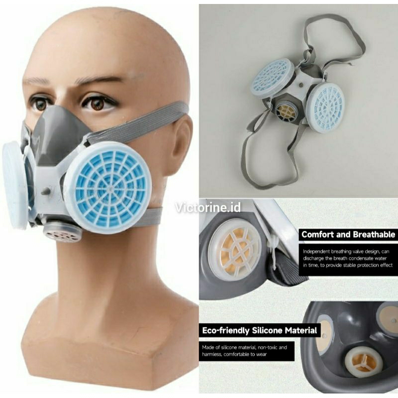 Masker Finishing Masker Tukang Cat Masker Gas Industrial Mask