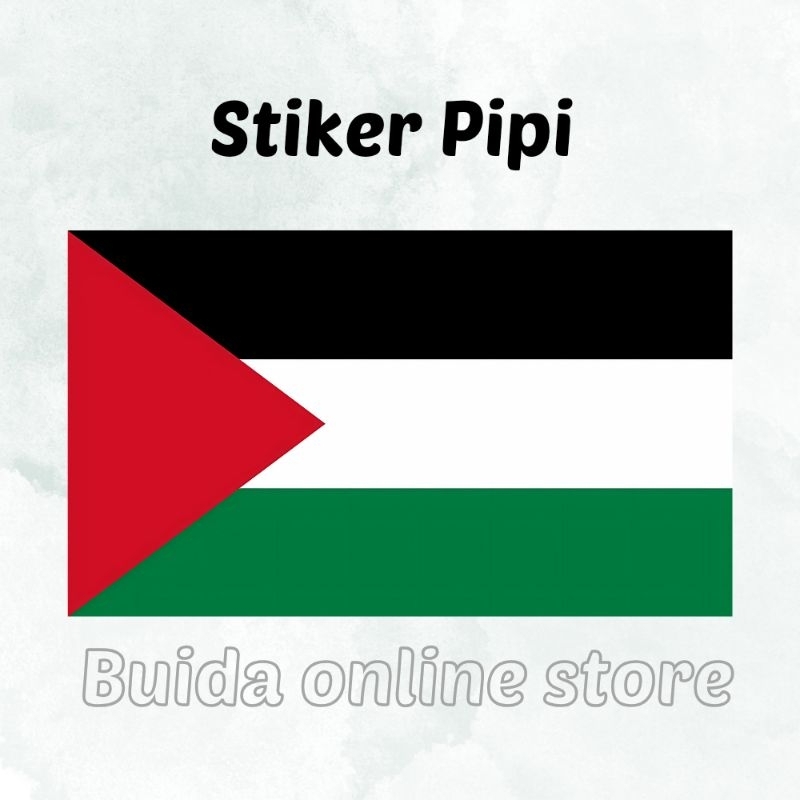 

Stiker Pipi Palestina label Sticker Palestine negara peduli solidaritas kemanusiaan dukungan
