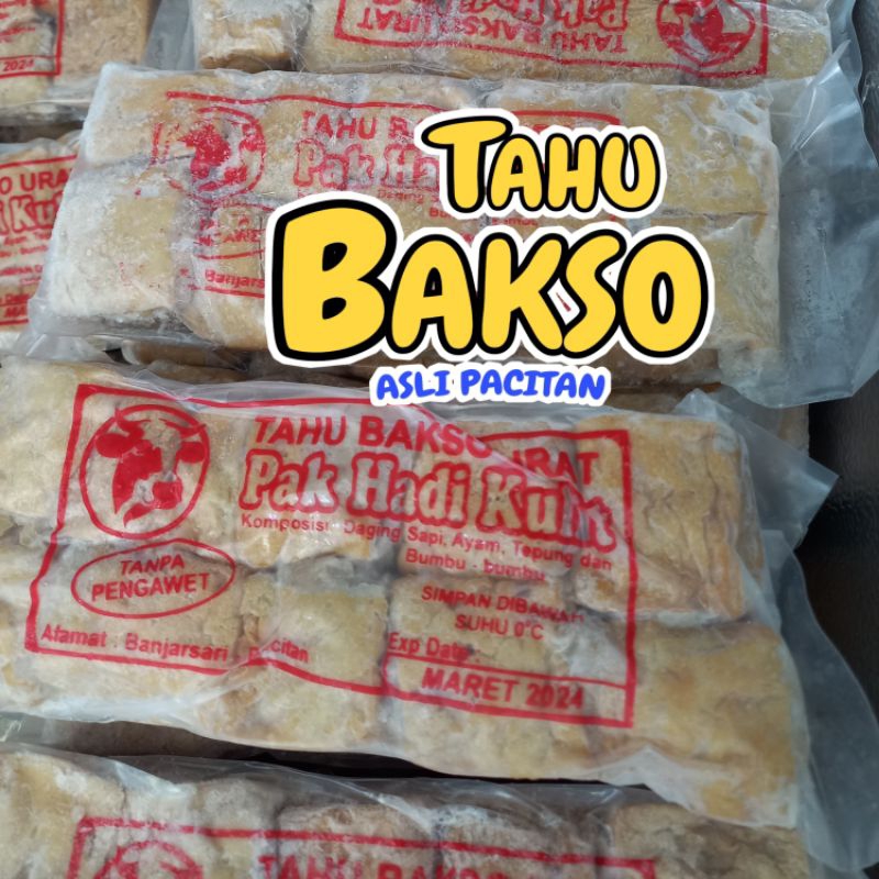 

Tahu Bakso Urat Asli Pacitan