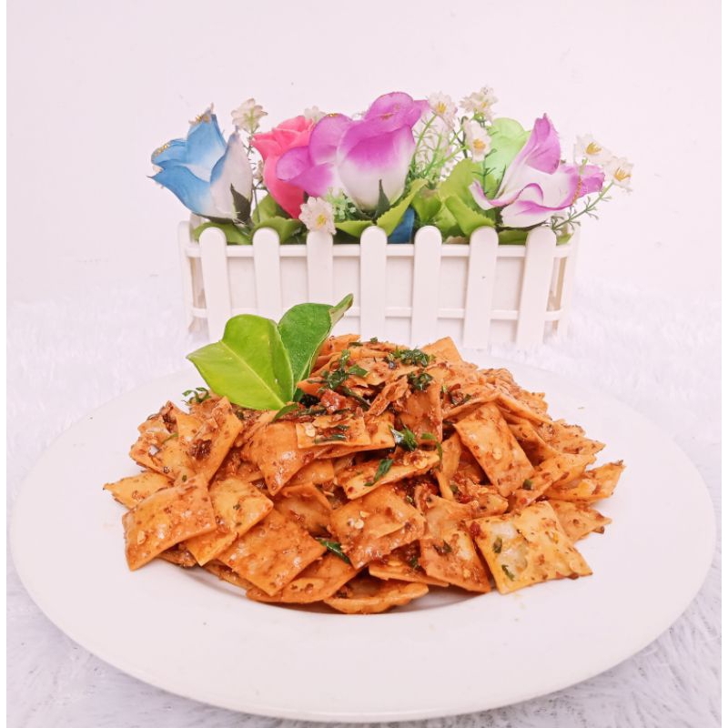 

keripik pangsit daun jeruk