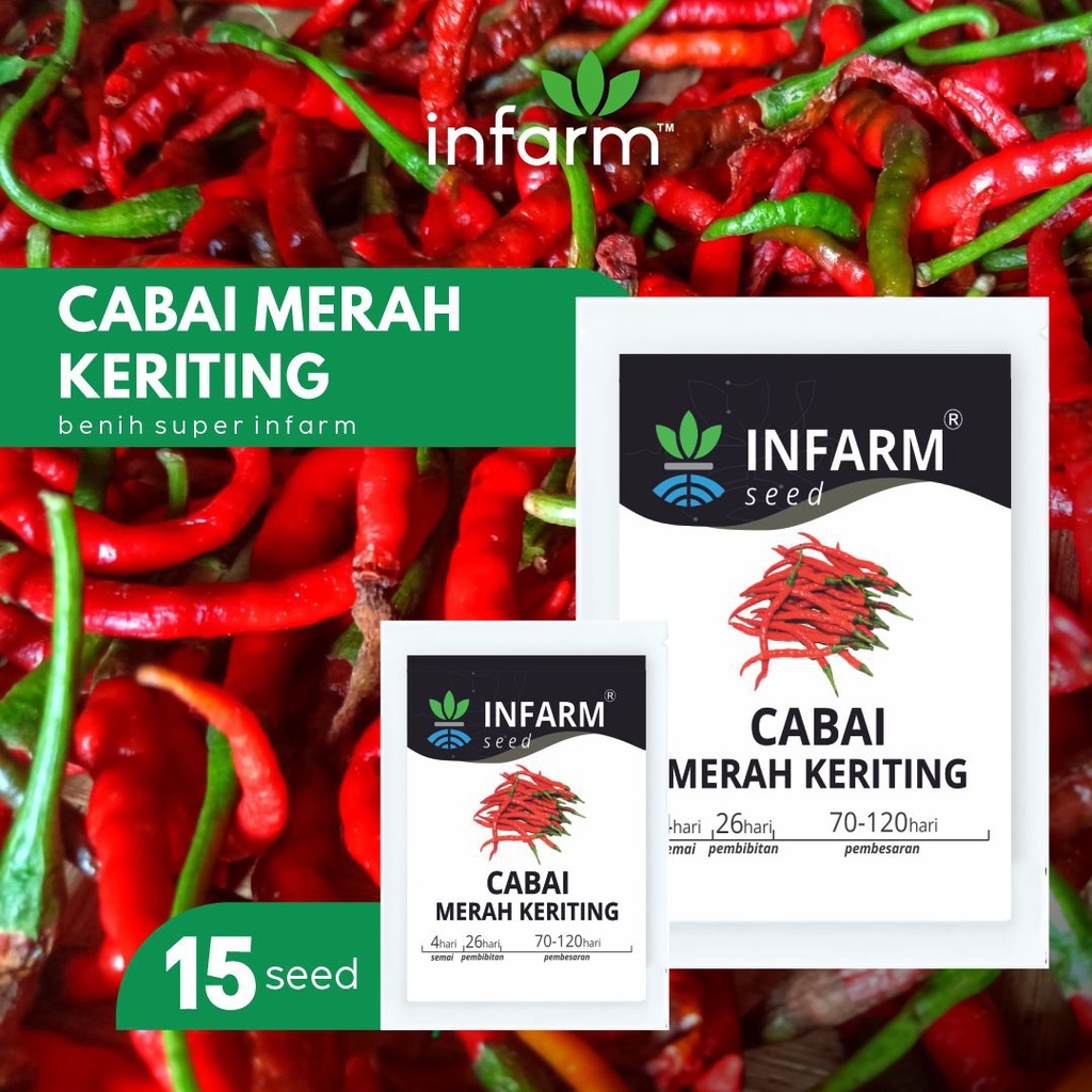 Benih Bibit Biji Super Cabai Keriting / Cabe Keriting - INFARM