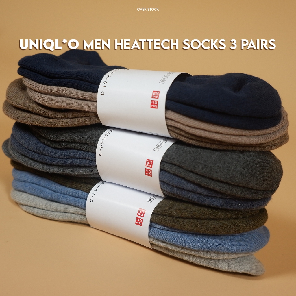 UNIQL*O Men Heattech Socks 3 Pairs