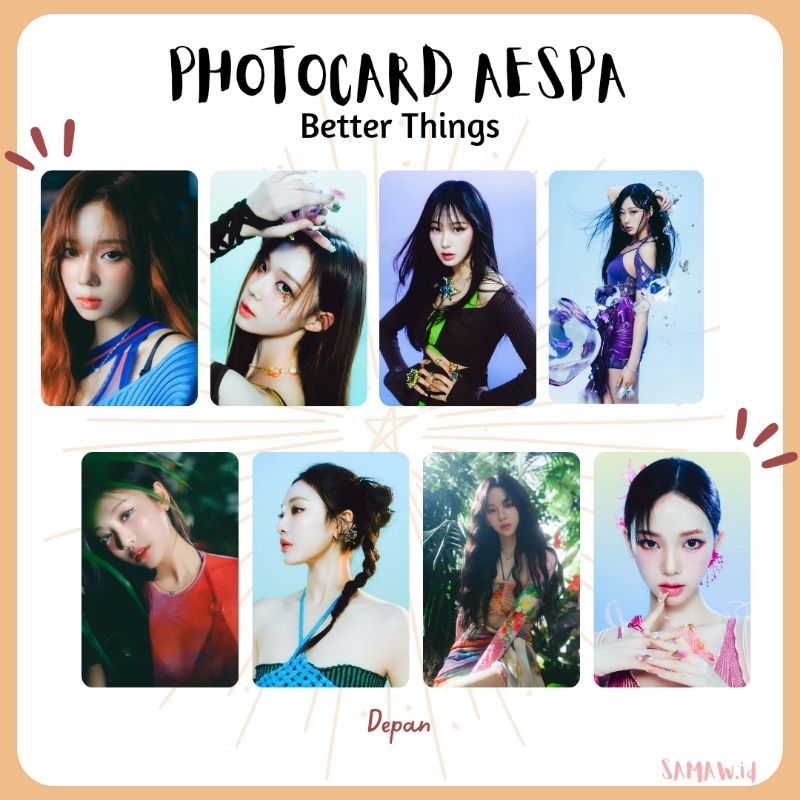 PHOTOCARD AESPA BETTER THINGS