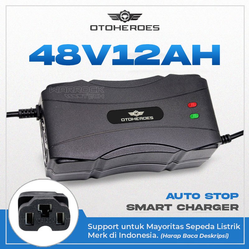 Charger Sepeda Listrik  48V 20Ah Baterai Selis Scooter Sepeda Elektrik
