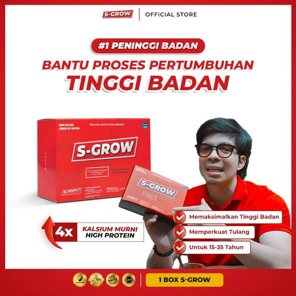 

S-GROW Susu Peninggi Badan Terbaik - 1 BOX