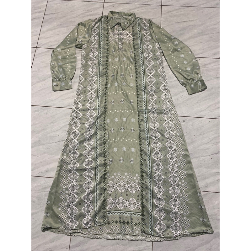 Gamis silk motif