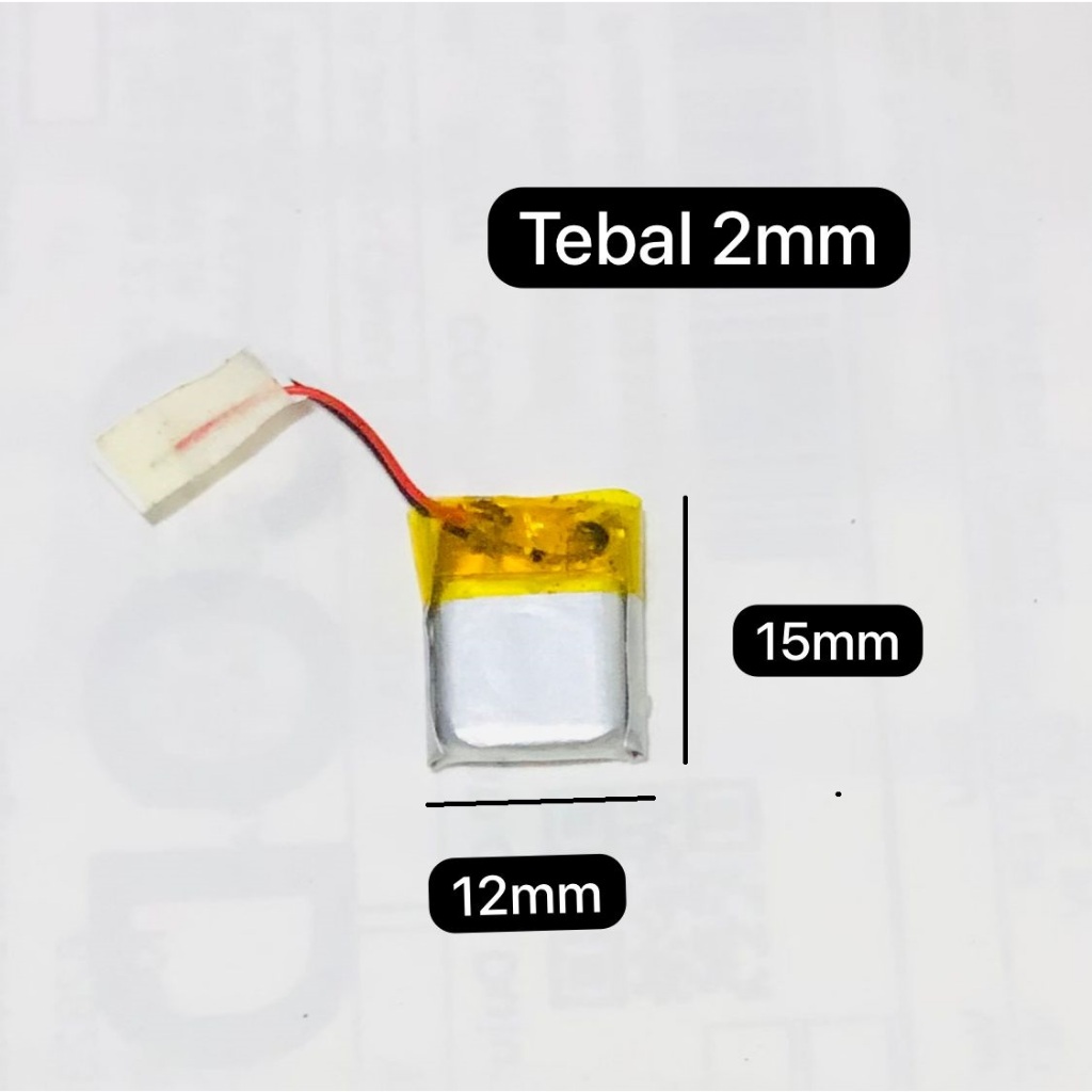 TERMURAH BATRE BATERAI HEADSET UK 12MM X 15MM / BATRE JAM IMO / BATRE POLYMER 100% BARU