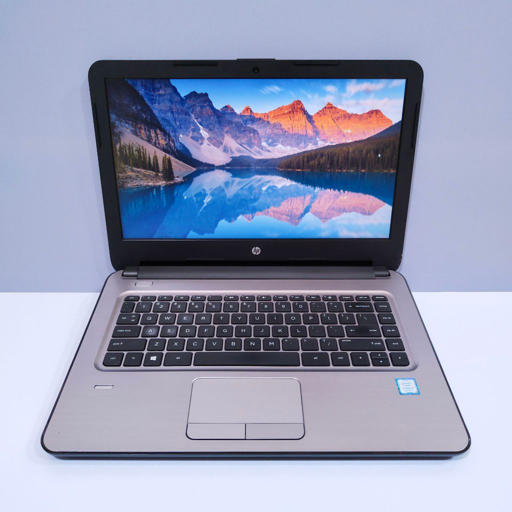 LAPTOP HP 348 G4 i5 Gen 7 RAM 4GB HDD 500GB Silver Brown Bergaransi