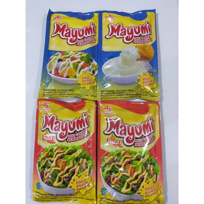 

Mayumi mayonese saos original/pedas 100gr
