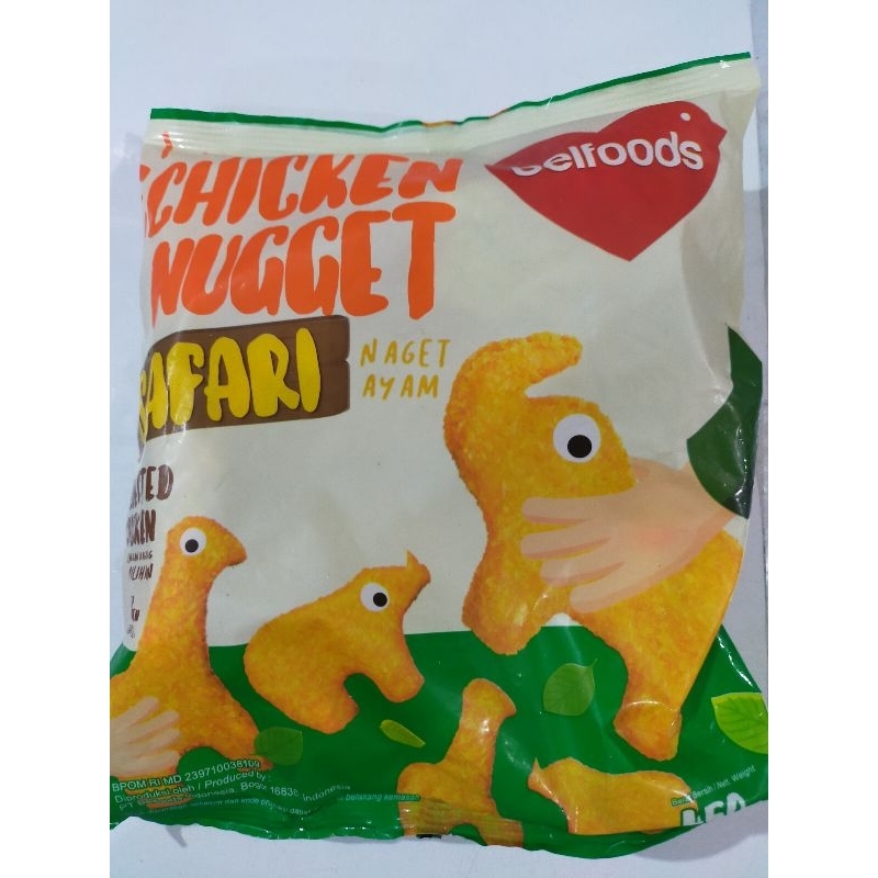 

BELFOODS CHICKEN NUGGET SAFARI 500GR