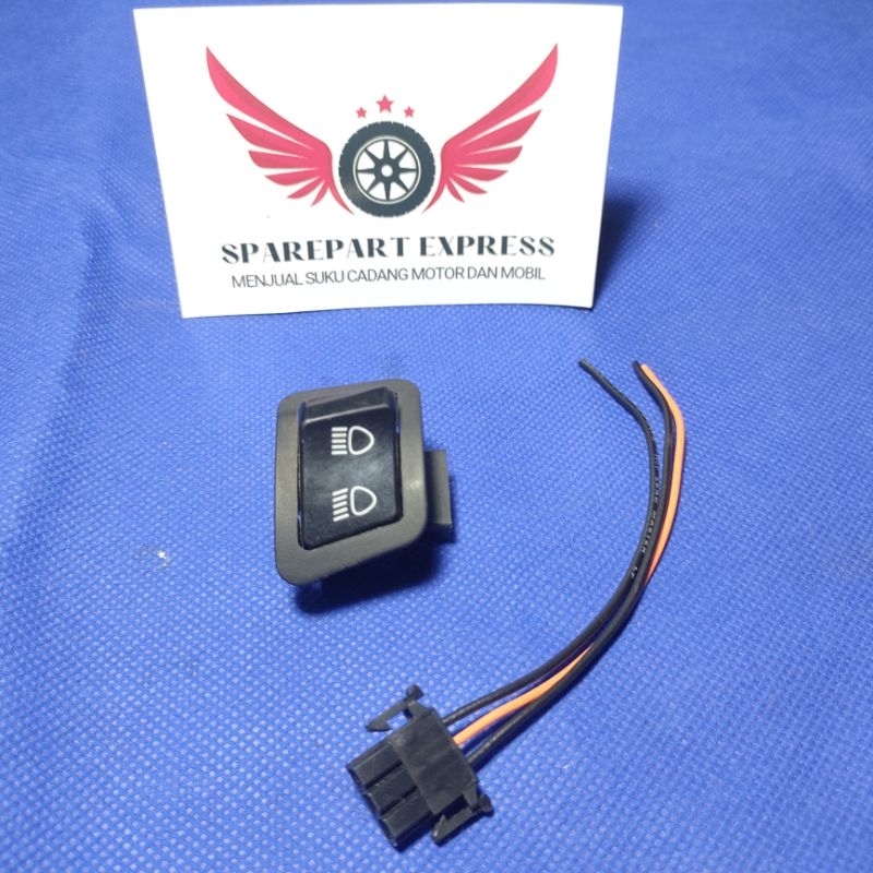 SAKLAR LAMPU MOTOR DAN SOKET NYA ORIGINAL HONDA